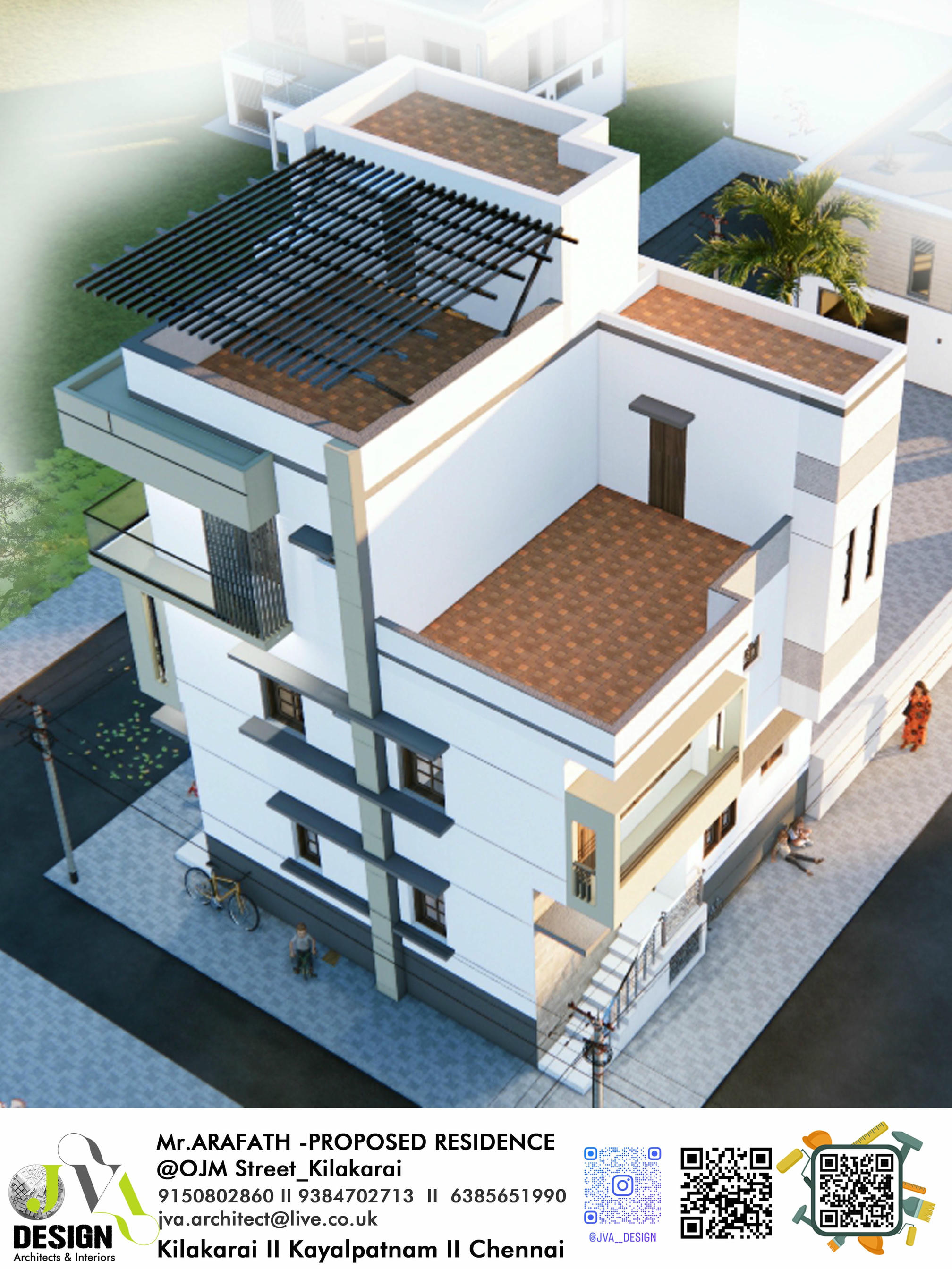 Mr. Arafath Residence (Elevation 4)